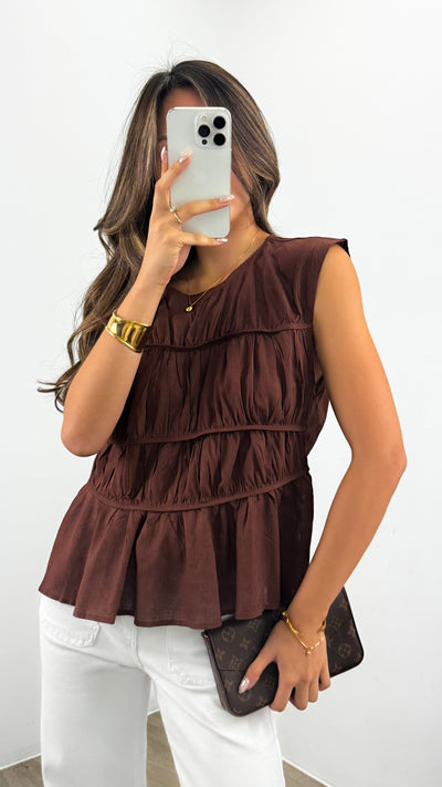 NAMMOS TOP - CHOCOLATE