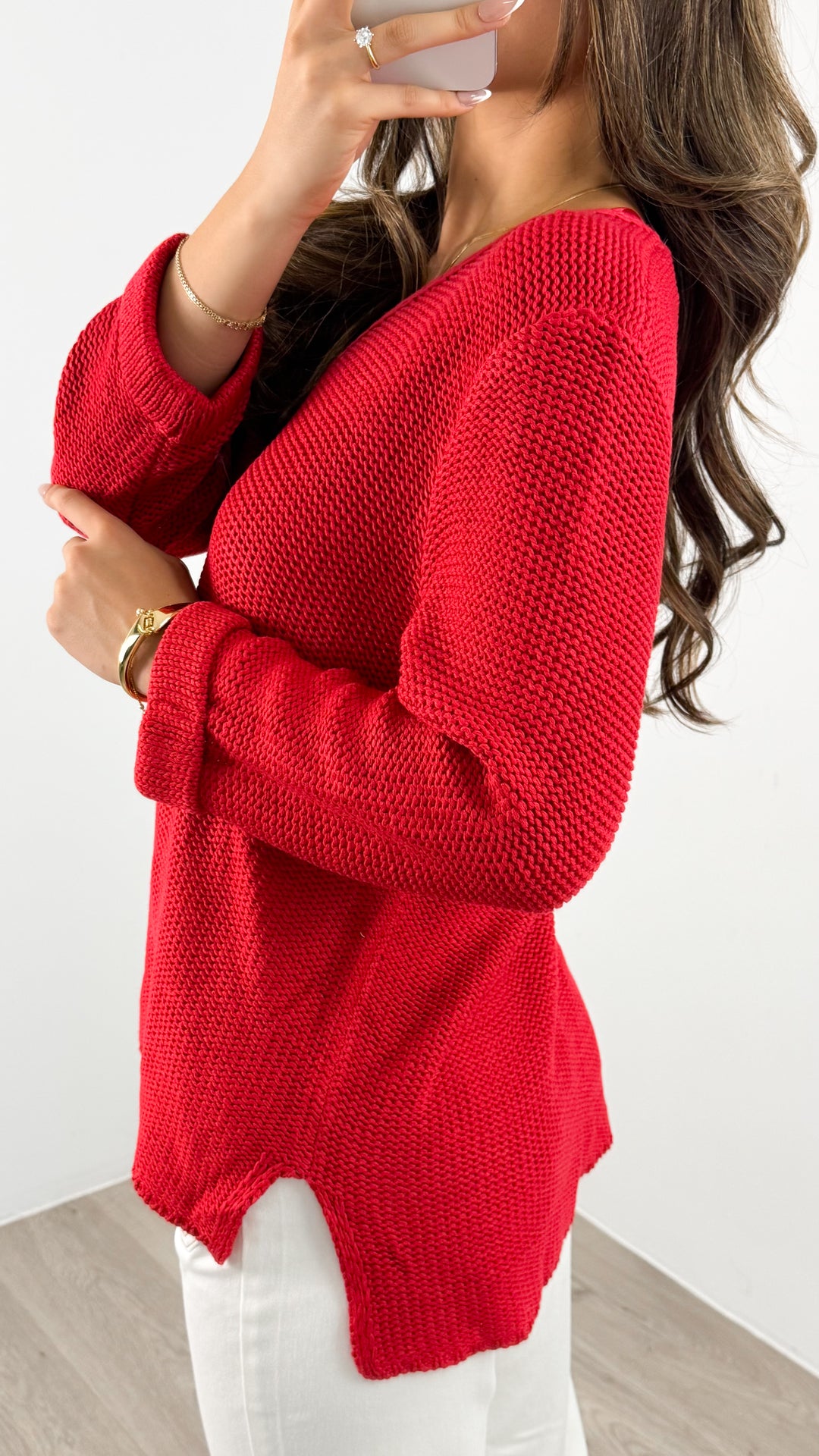 TIANA KNIT - RED