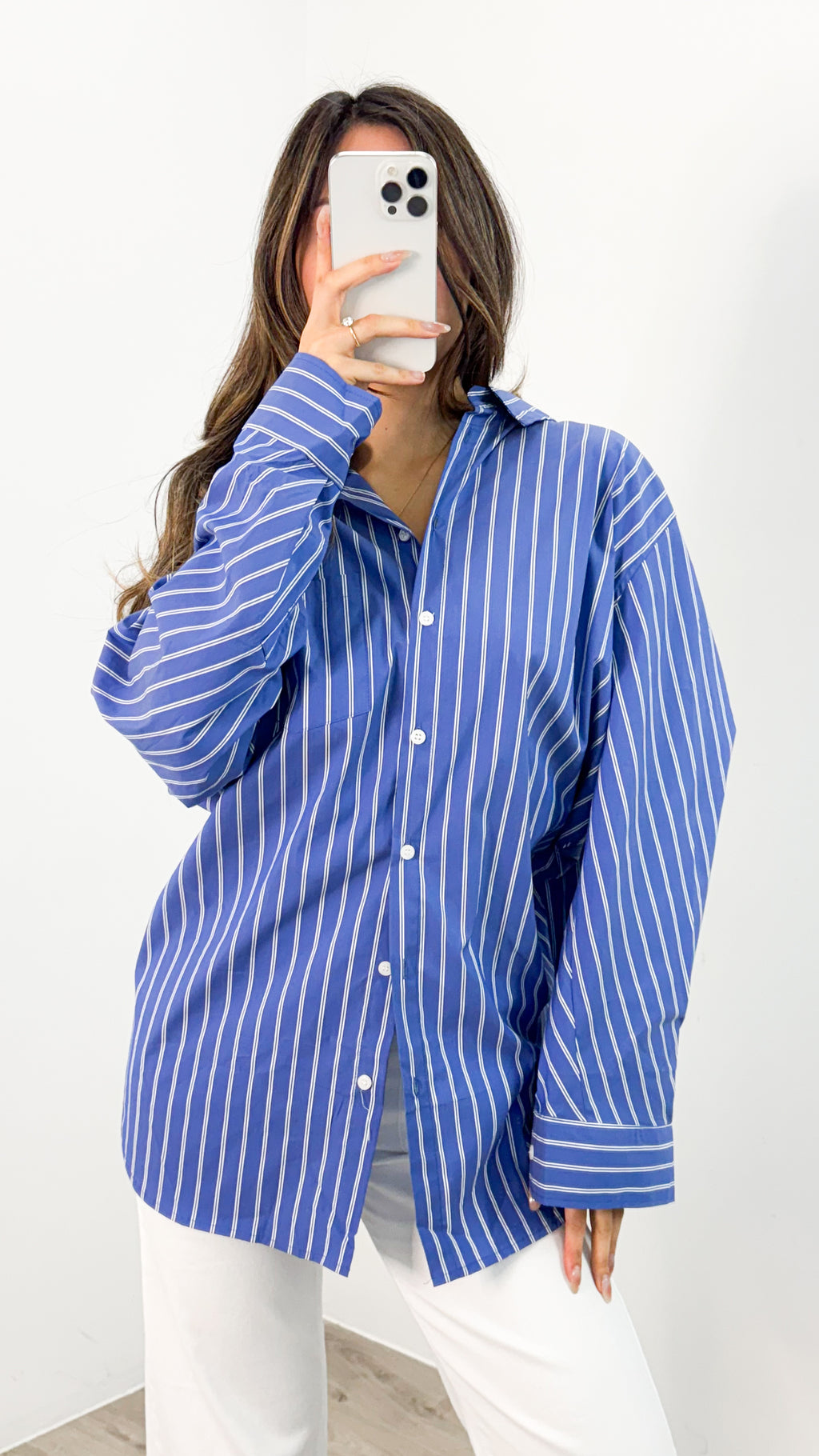 JOHNNY SHIRT - BLUE STRIPE