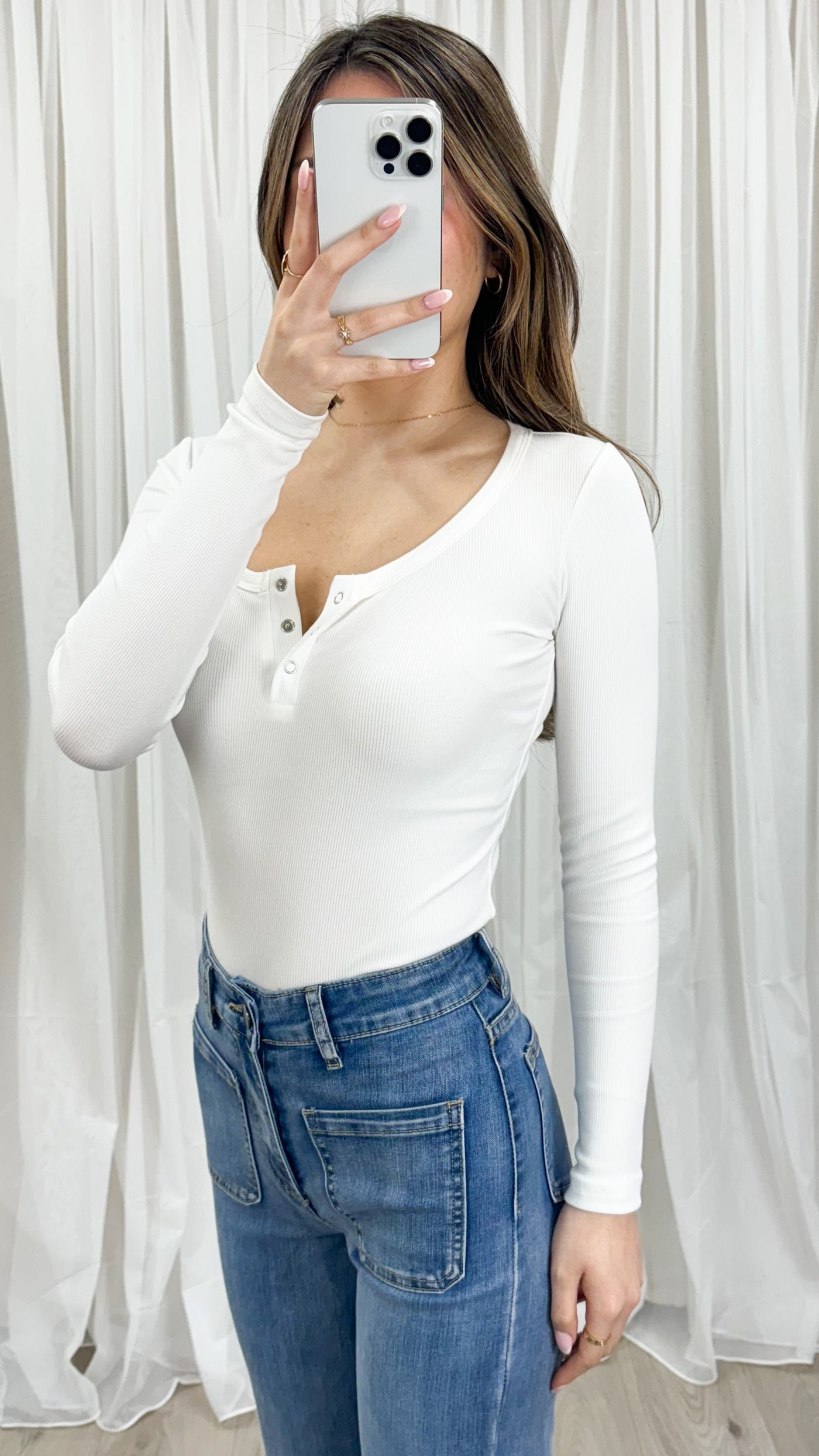 ZARRIE TOP - WHITE