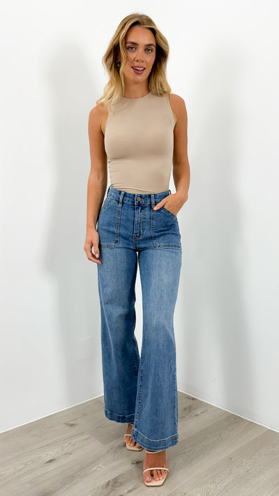 TREY JEAN - DENIM