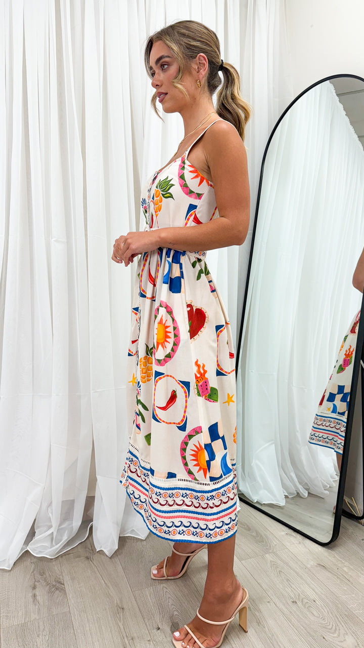 ALLORA DRESS - BEIGE