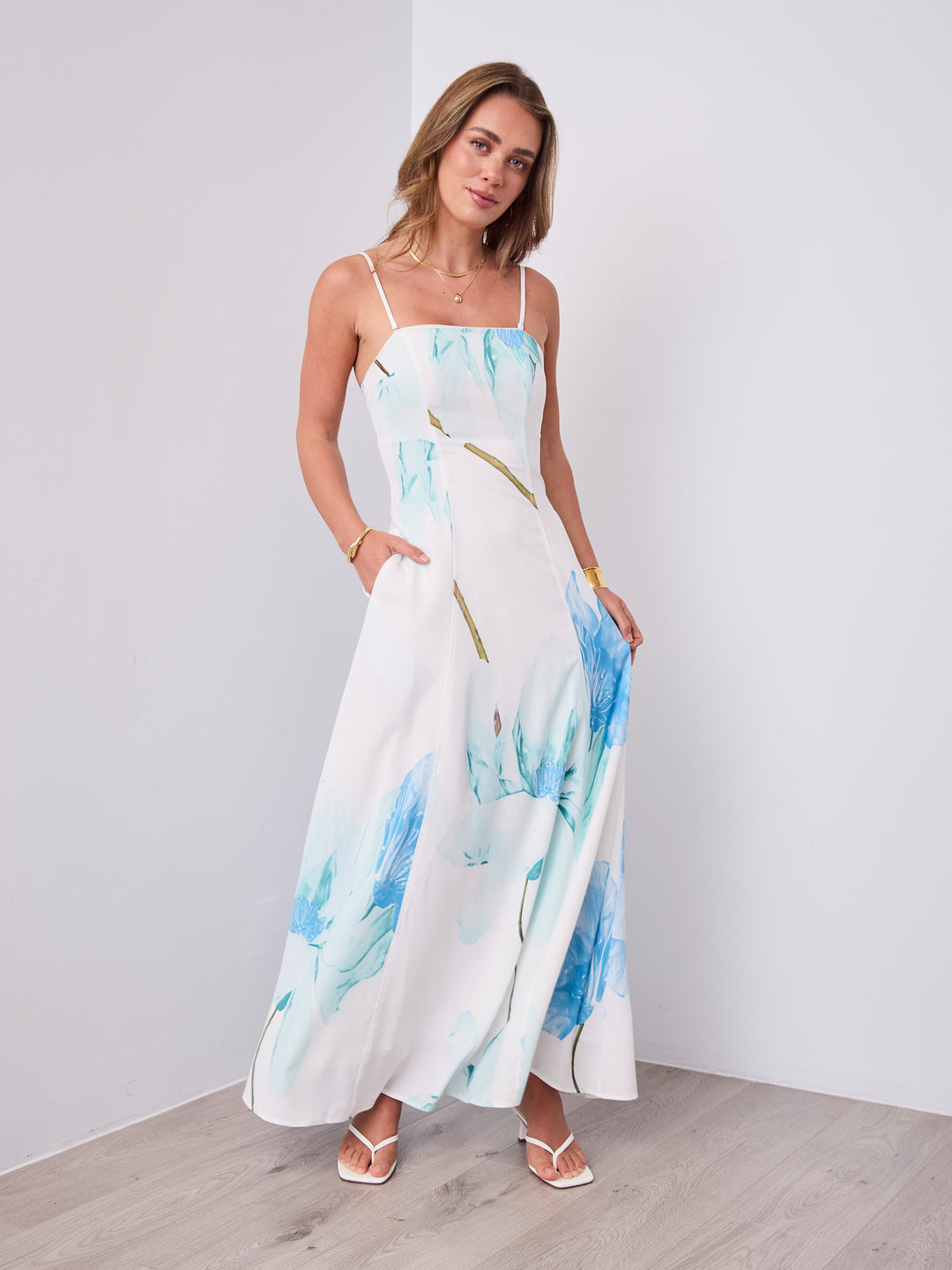 CARINNE DRESS - WHITE