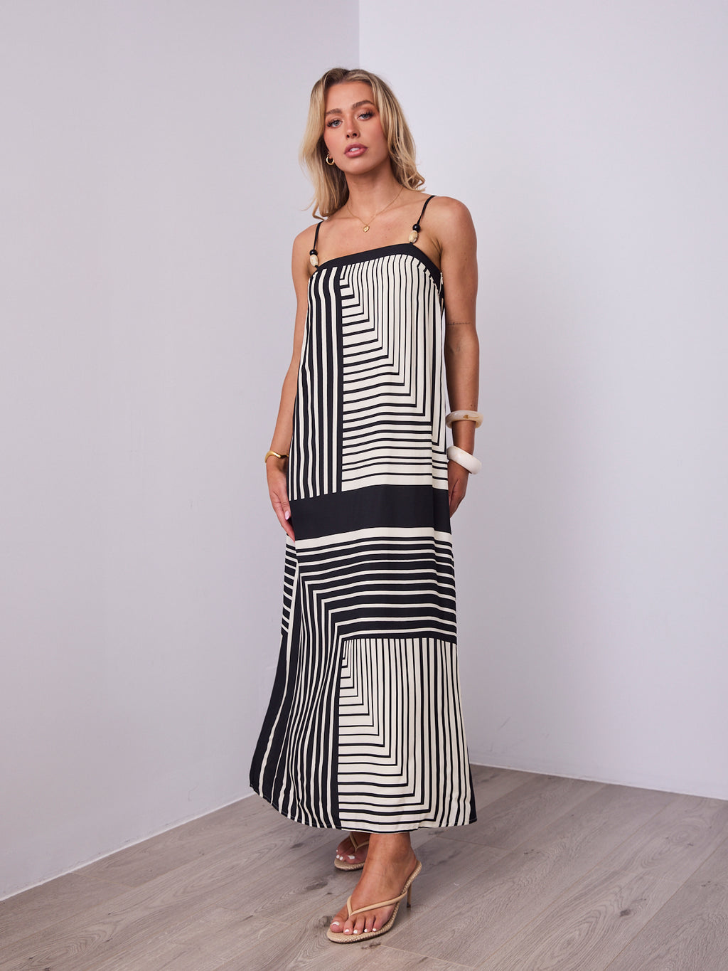 MORGAN DRESS - STRIPE