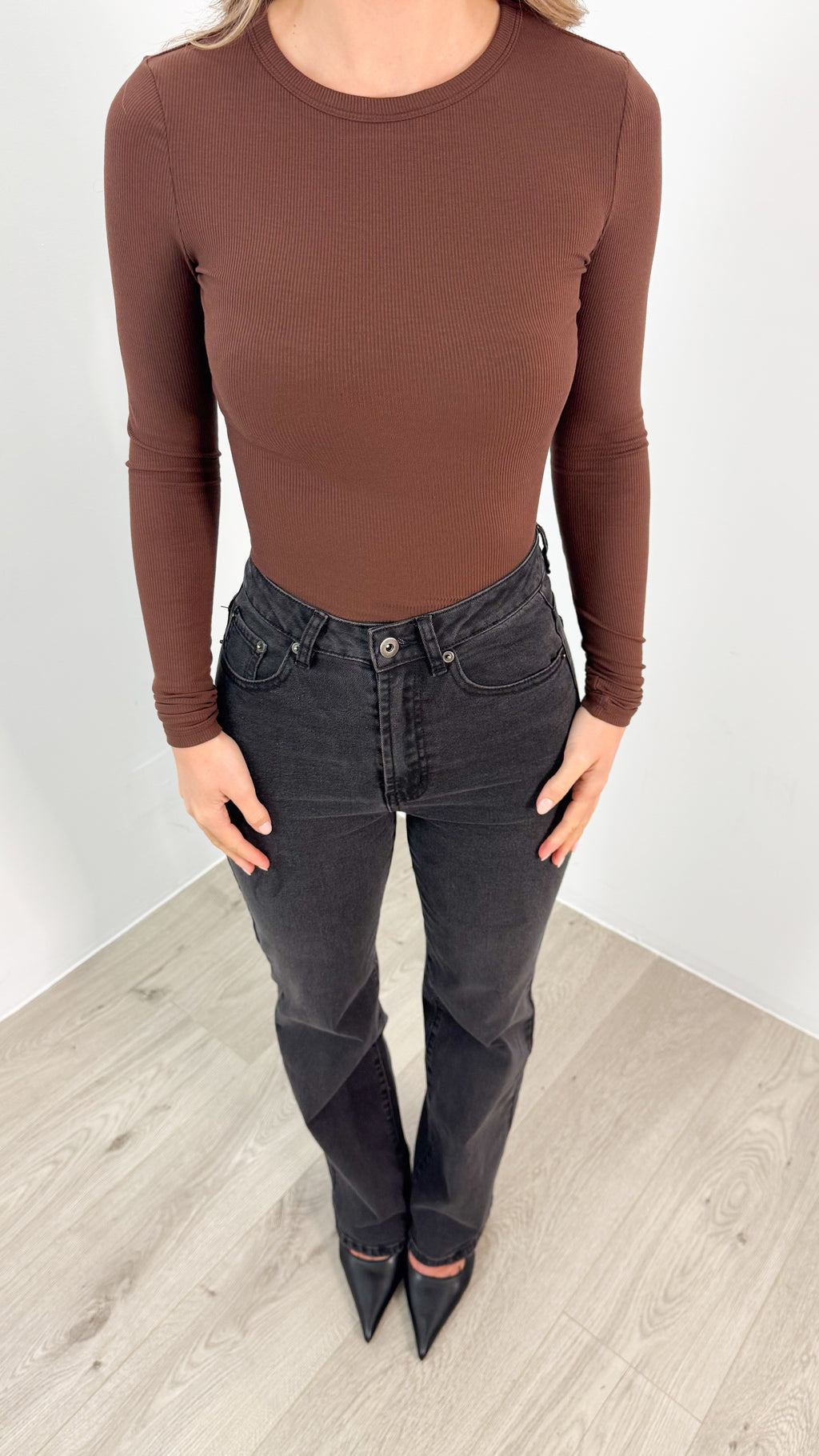 KAYLA TOP - CHOCOLATE