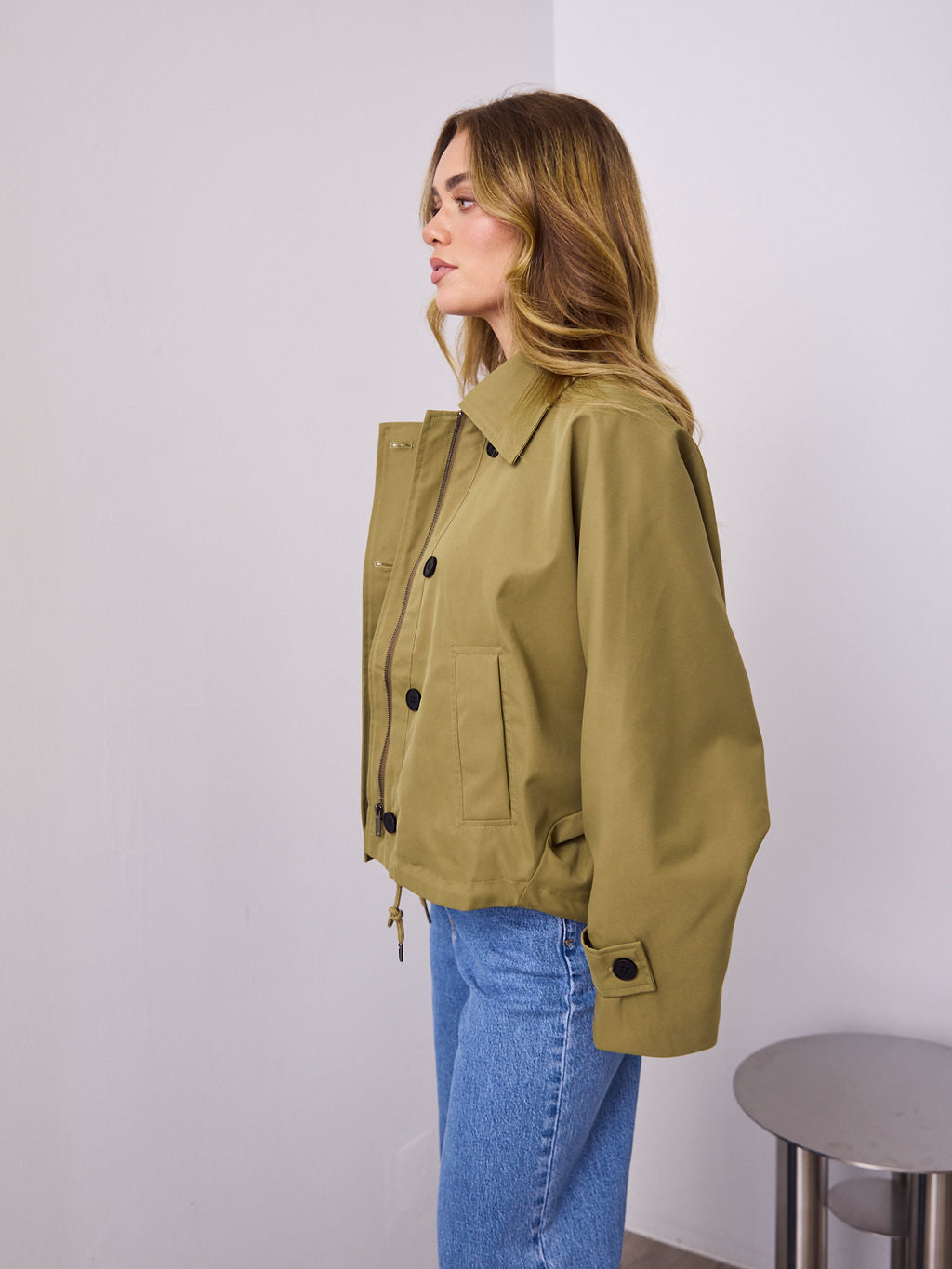 BALVIN JACKET - OLIVE GREEN