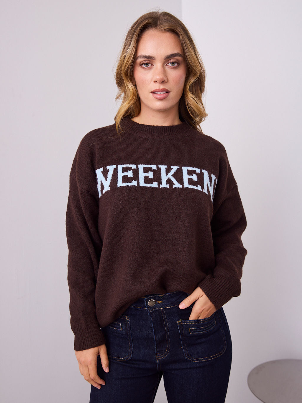 WEEKEND KNIT - CHOCOLATE