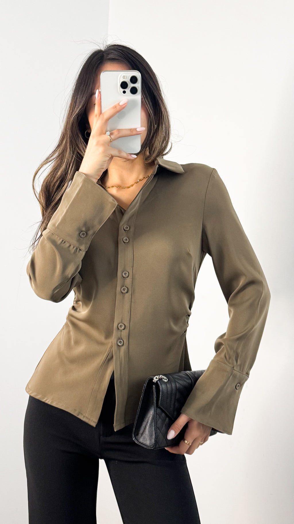 KIANA SHIRT - OLIVE