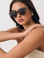 MIELLI CAT EYE SUNGLASSES - TORTOISE