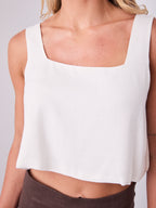 KIKI CROP TOP - WHITE