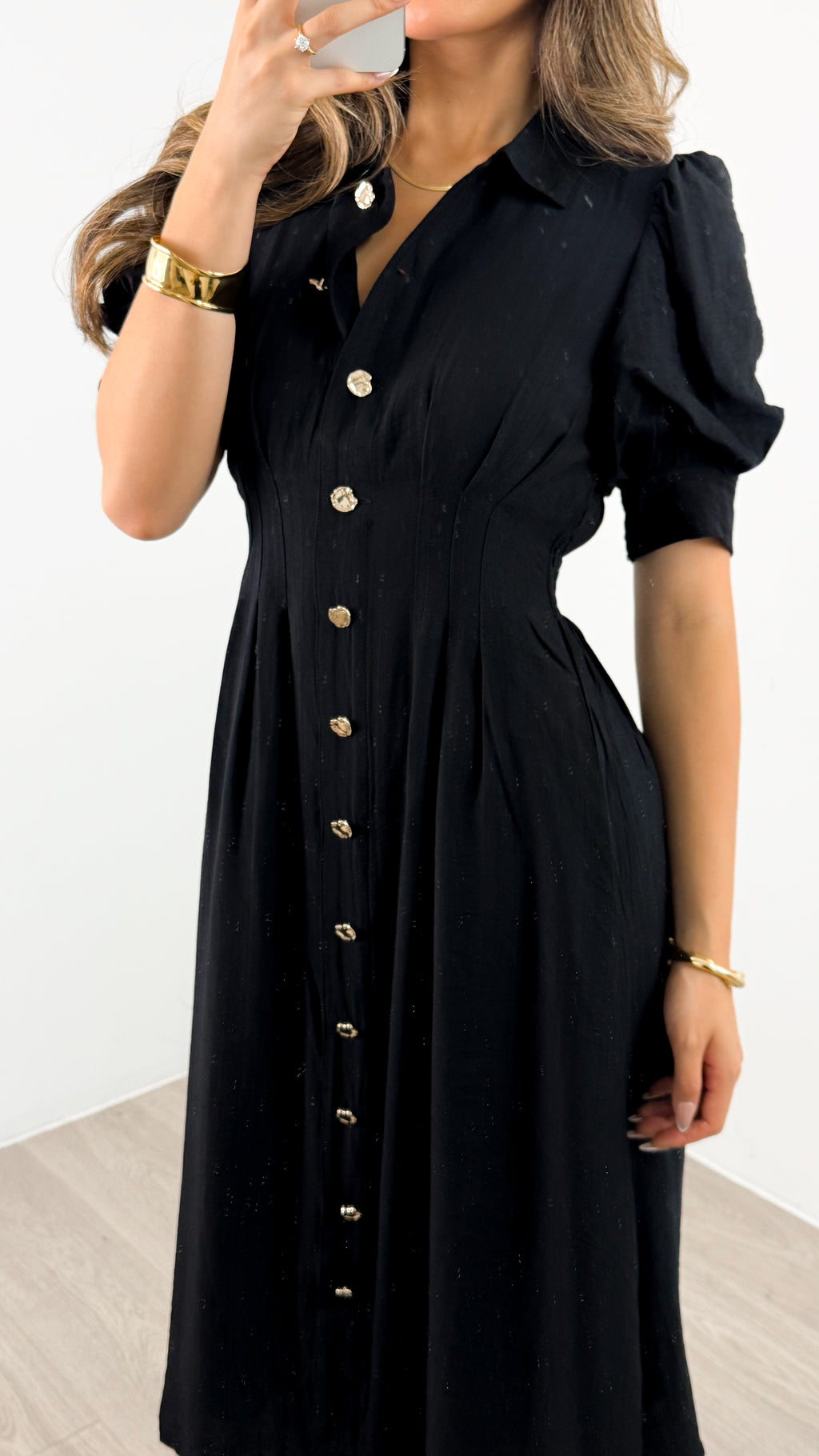 CASSANDRA DRESS - BLACK