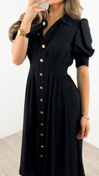 CASSANDRA DRESS - BLACK