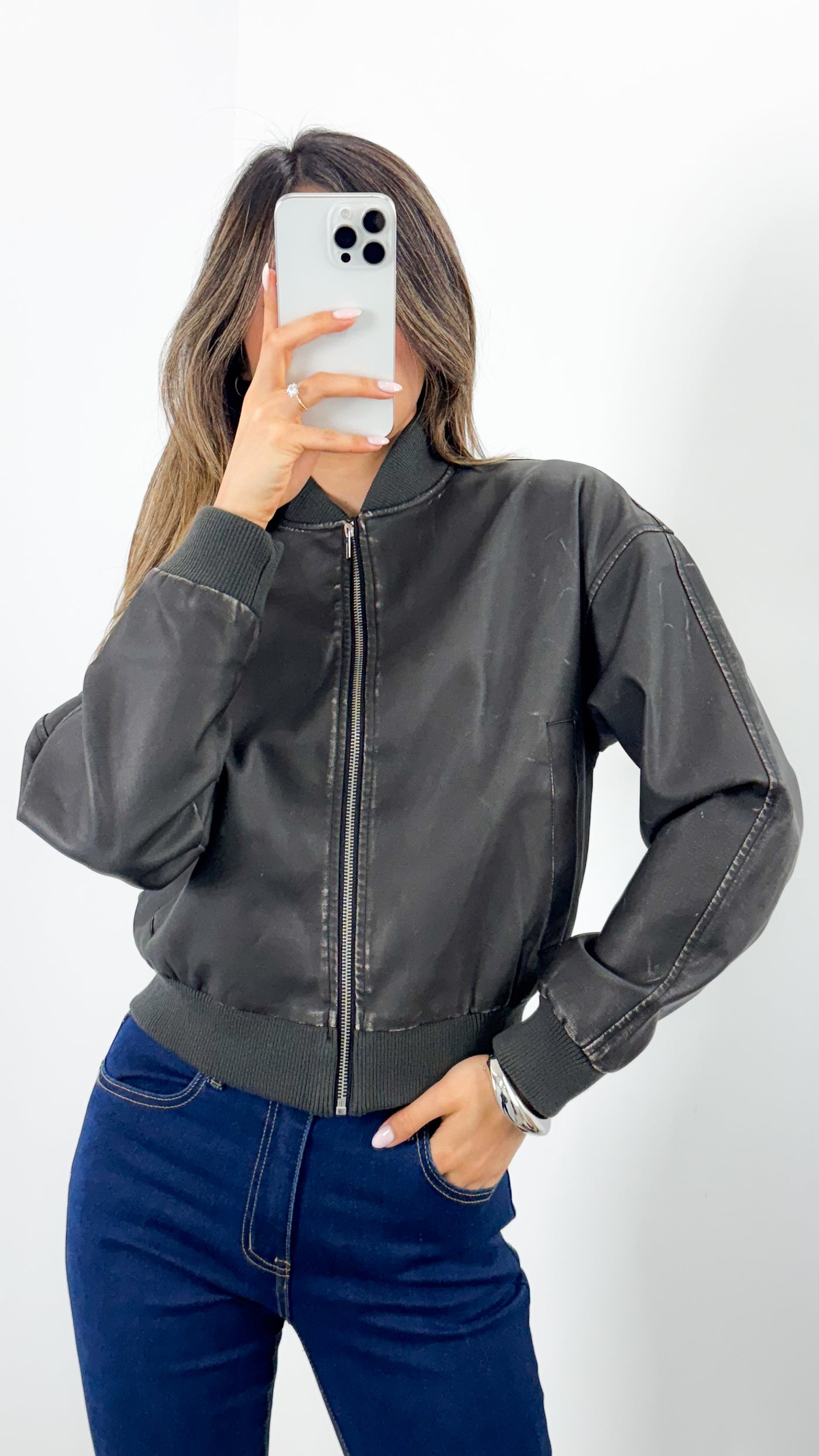 BRYSON JACKET - BLACK WASH
