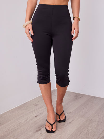 KHLOE CAPRI PANT - BLACK