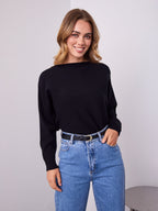 MONA KNIT  - BLACK