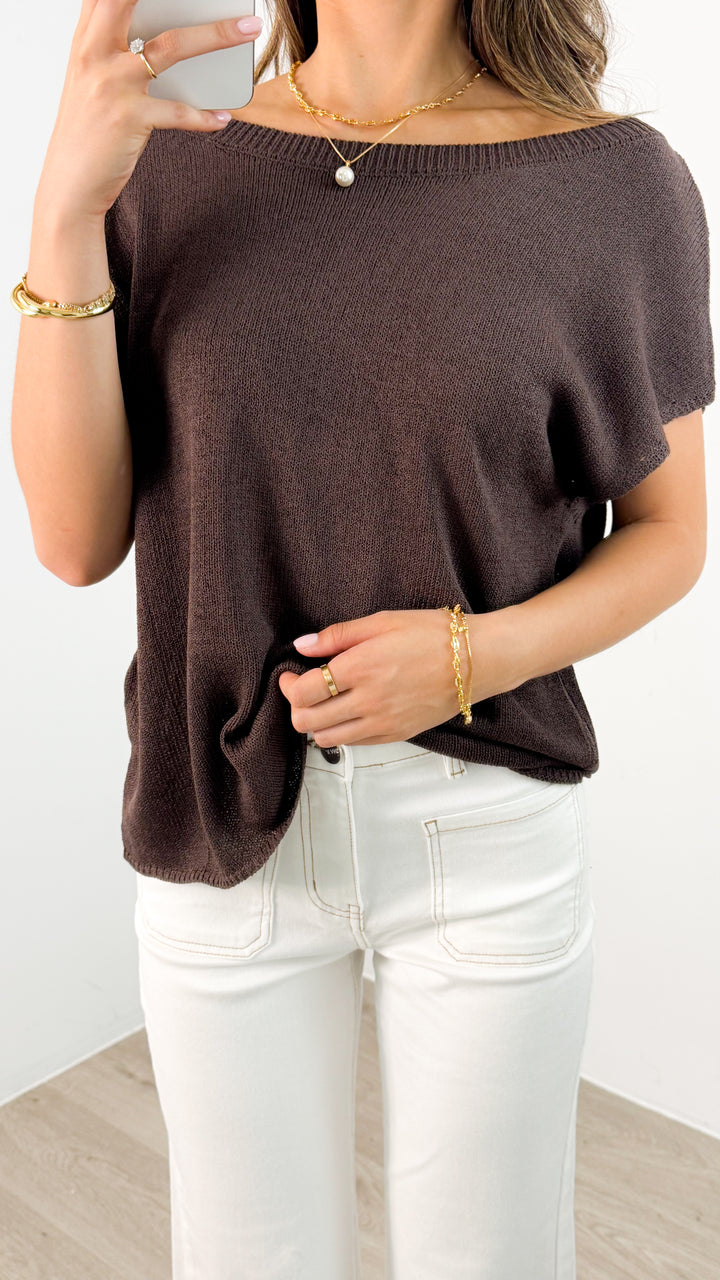 KATHERINE KNIT - CHOCOLATE