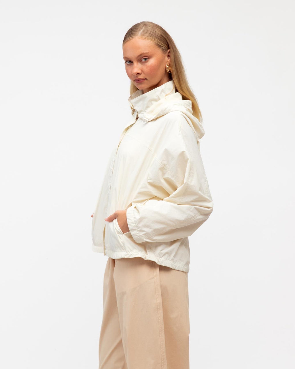 DANIEL WINDBREAKER JACKET - CREAM