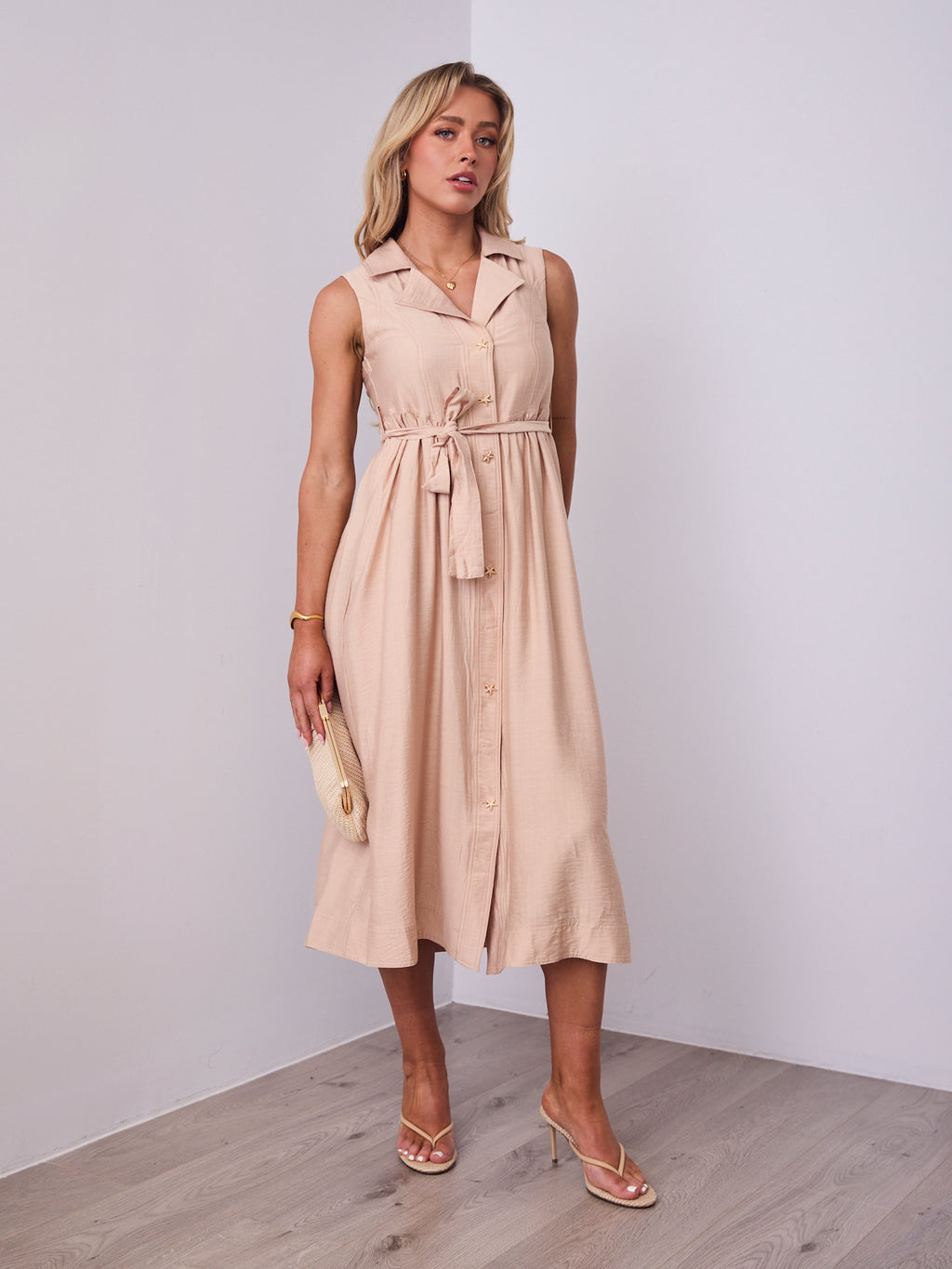 SORELLE DRESS - BEIGE