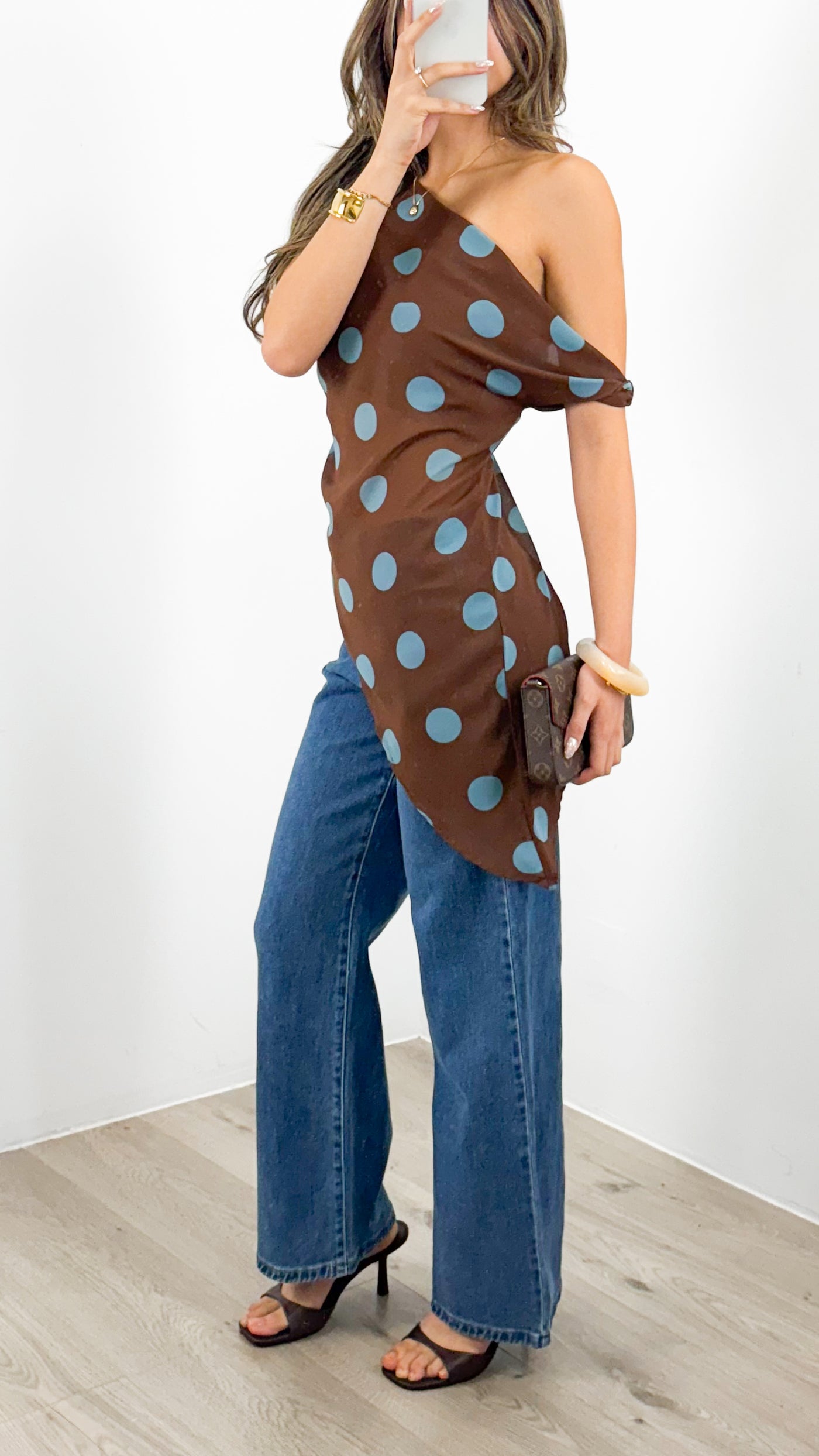 ZERRIN TOP - CHOCOLTE