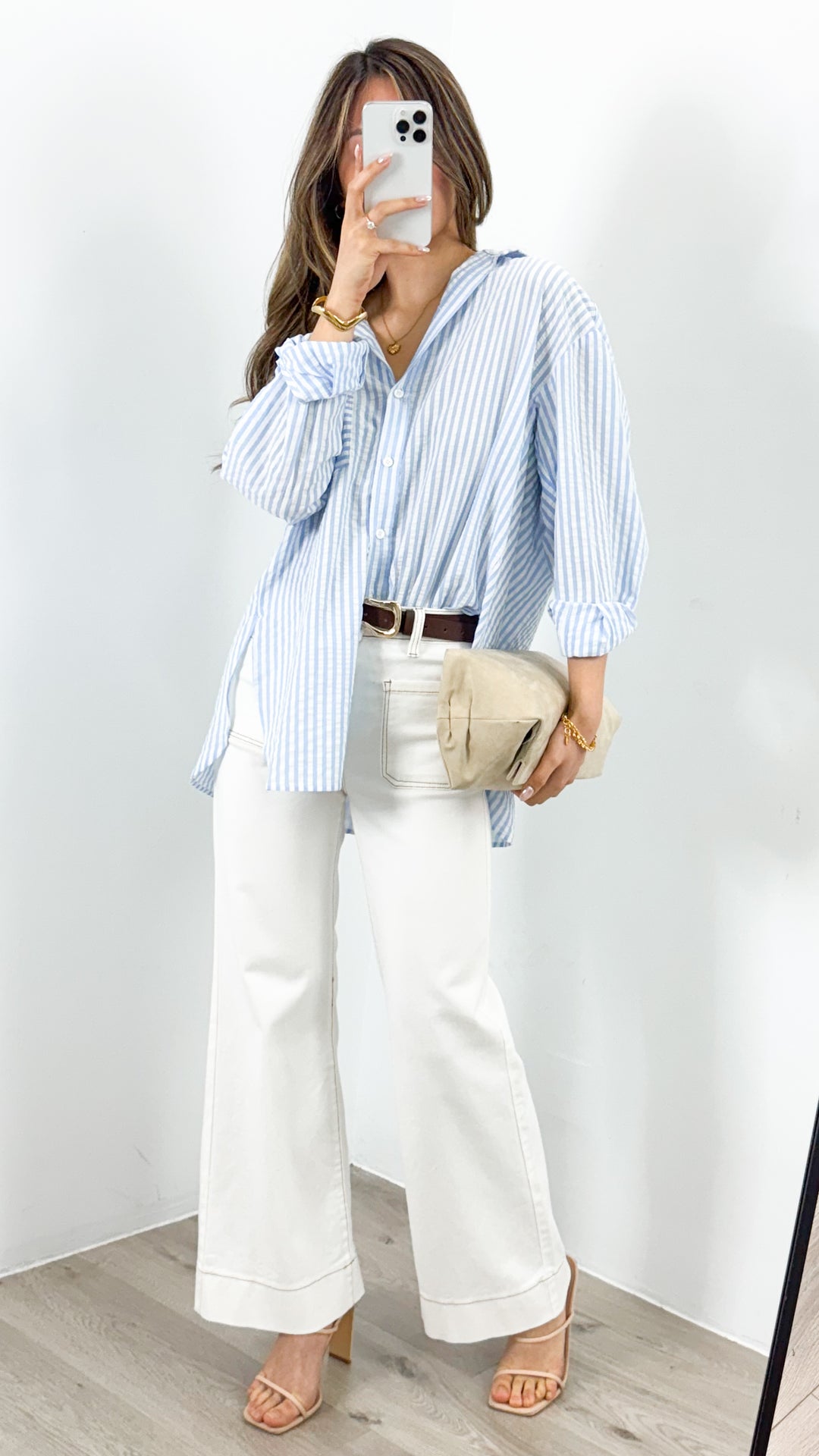 THURSDAY STRIPE SHIRT - BLUE