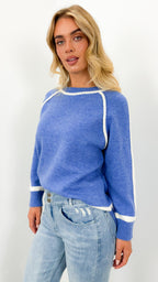 NAOMI KNIT - BLUE