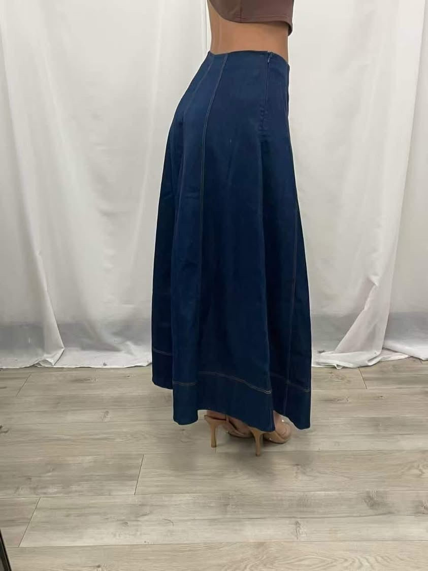 BANKS SKIRT - DARK DENIM