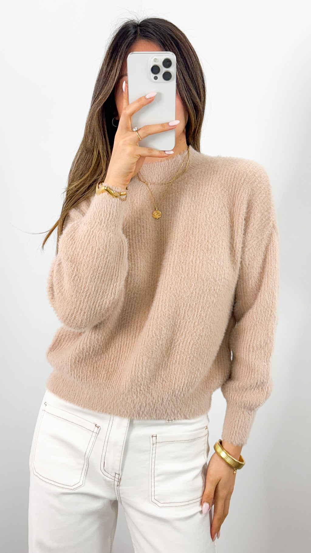 SERENA KNIT - LATTE