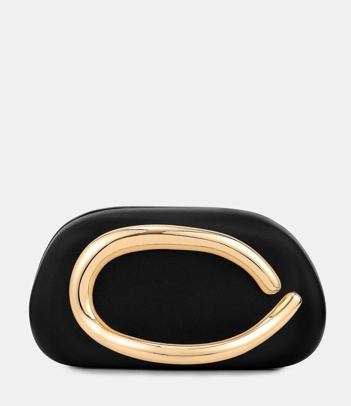 CELINA STATEMENT CLUTCH - BLACK