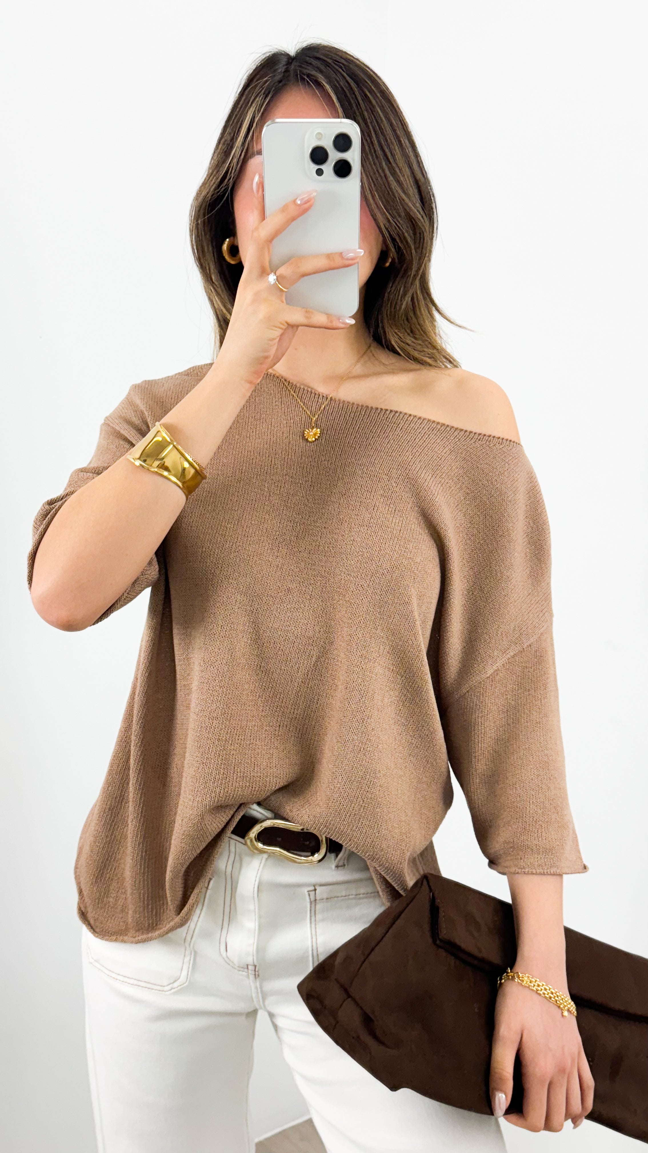 GIANNA TOP - MOCHA