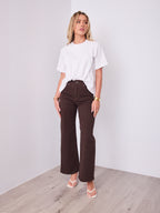 AMBER TUCK TEE - WHITE