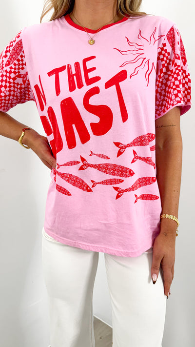 ON THE COAST TEE - PINK