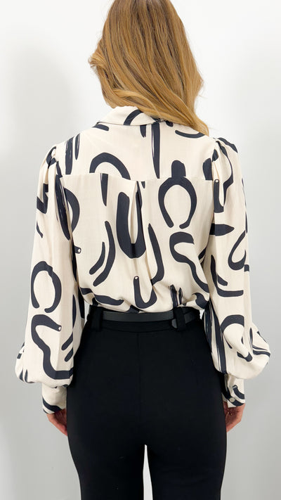 ROLLER BLOUSE - IVORY