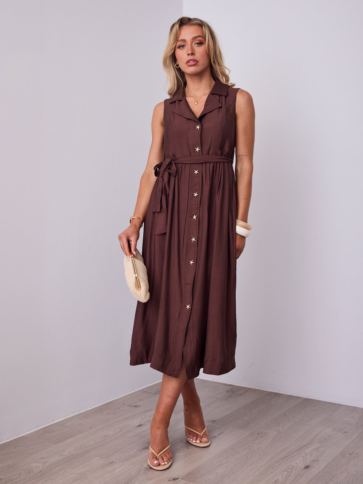SORELLE DRESS - CHOCOLATE