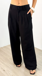 JOSEPH PANT - BLACK