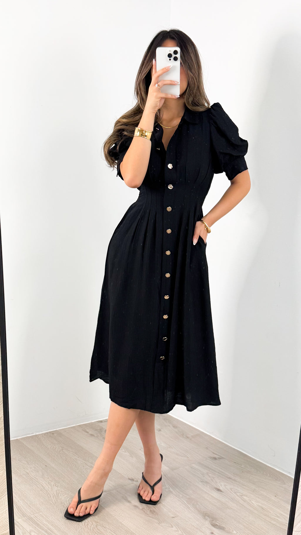 CASSANDRA DRESS - BLACK