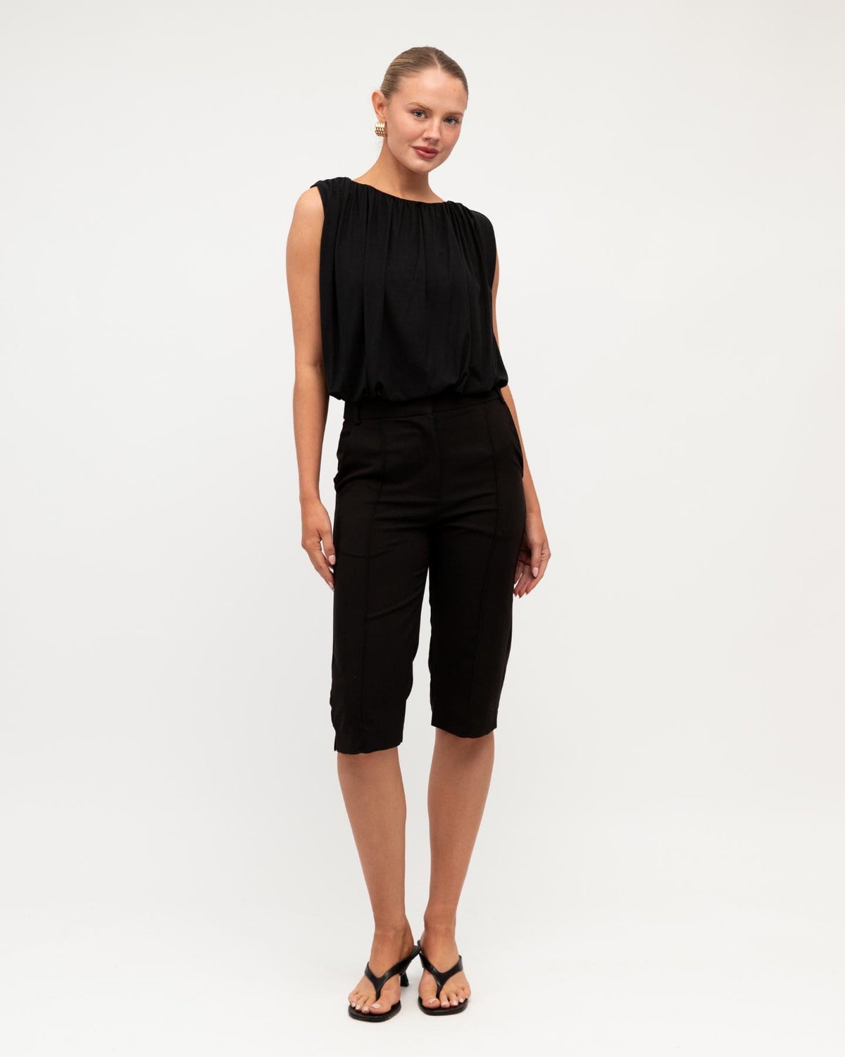 CASSIDY TOP - BLACK