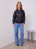 JAMISON PU JACKET - BLACK