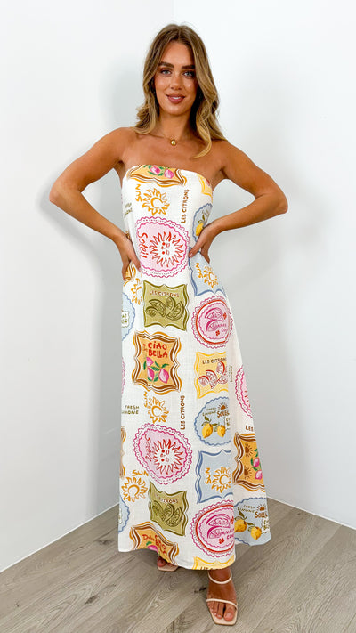 AMALFI DRESS - PRINT