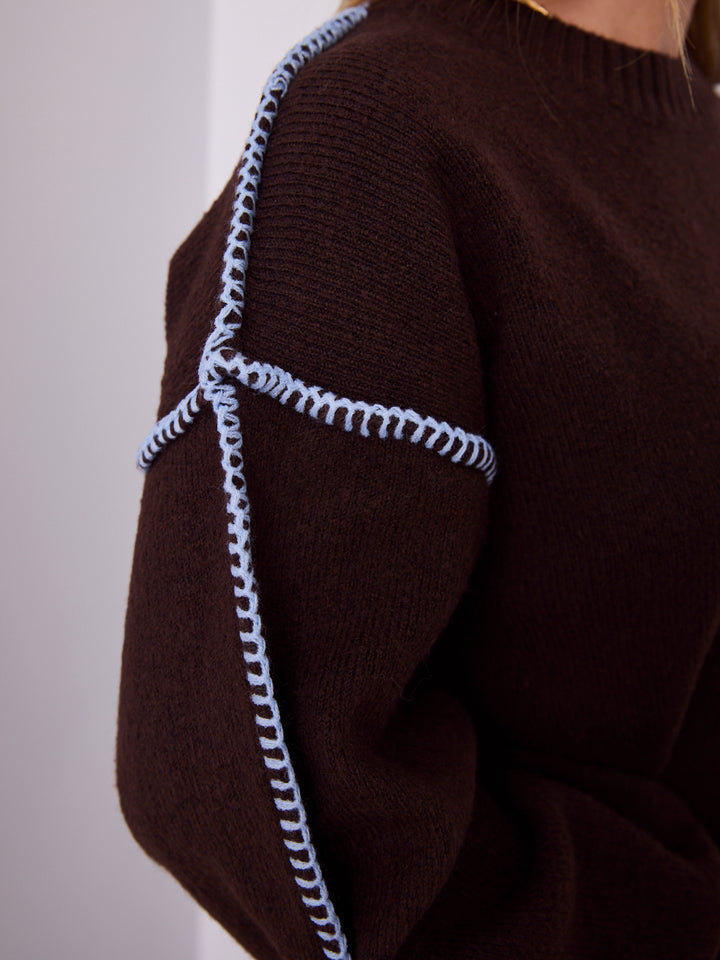 BONNIE KNIT - CHOCOLATE