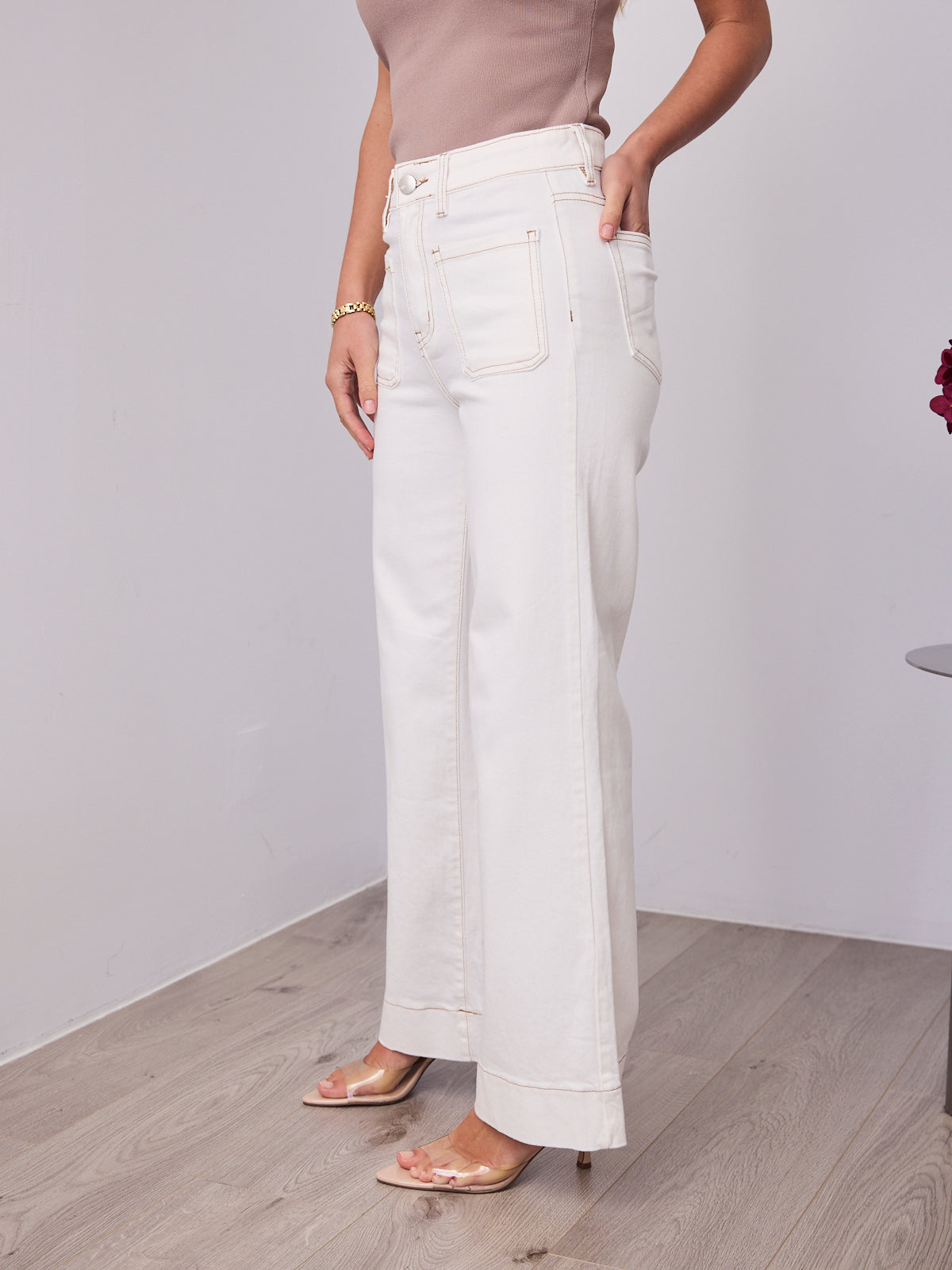 FITZROY JEAN - OFF WHITE