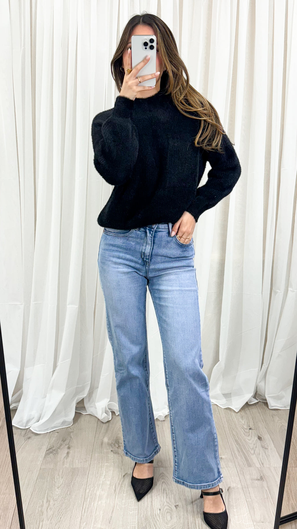 SERENA KNIT - BLACK