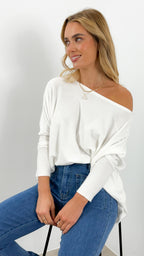 TESSA KNIT - WHITE