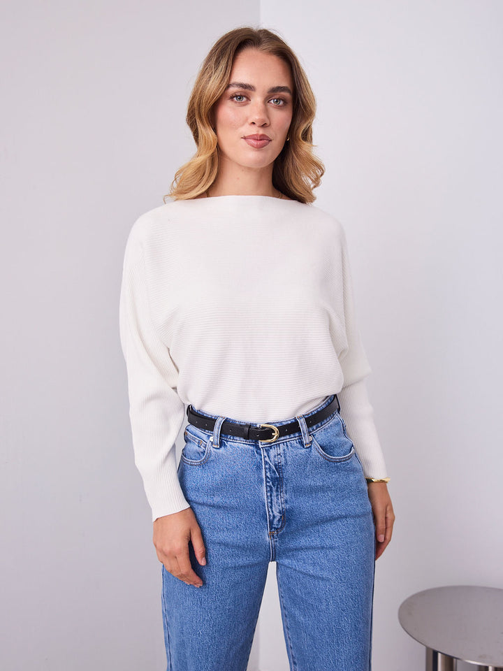 MONA KNIT - WHITE