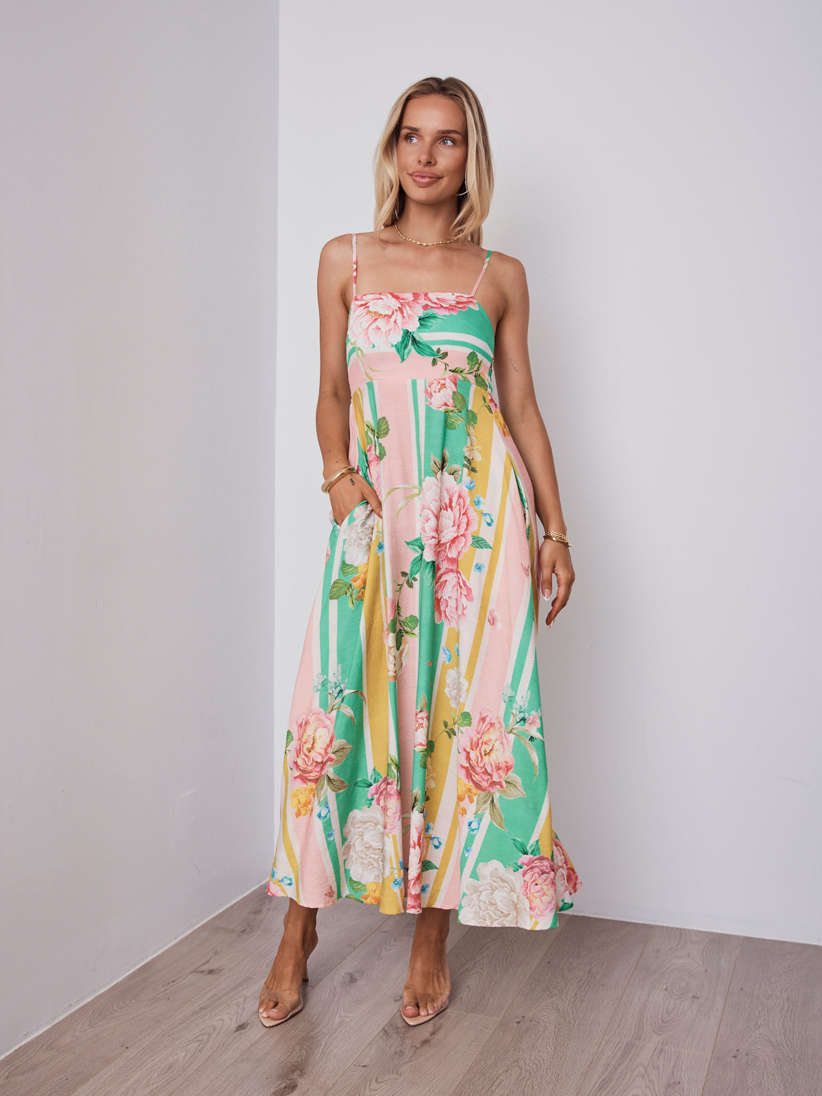 MIYAH MAXI DRESS - MULTI