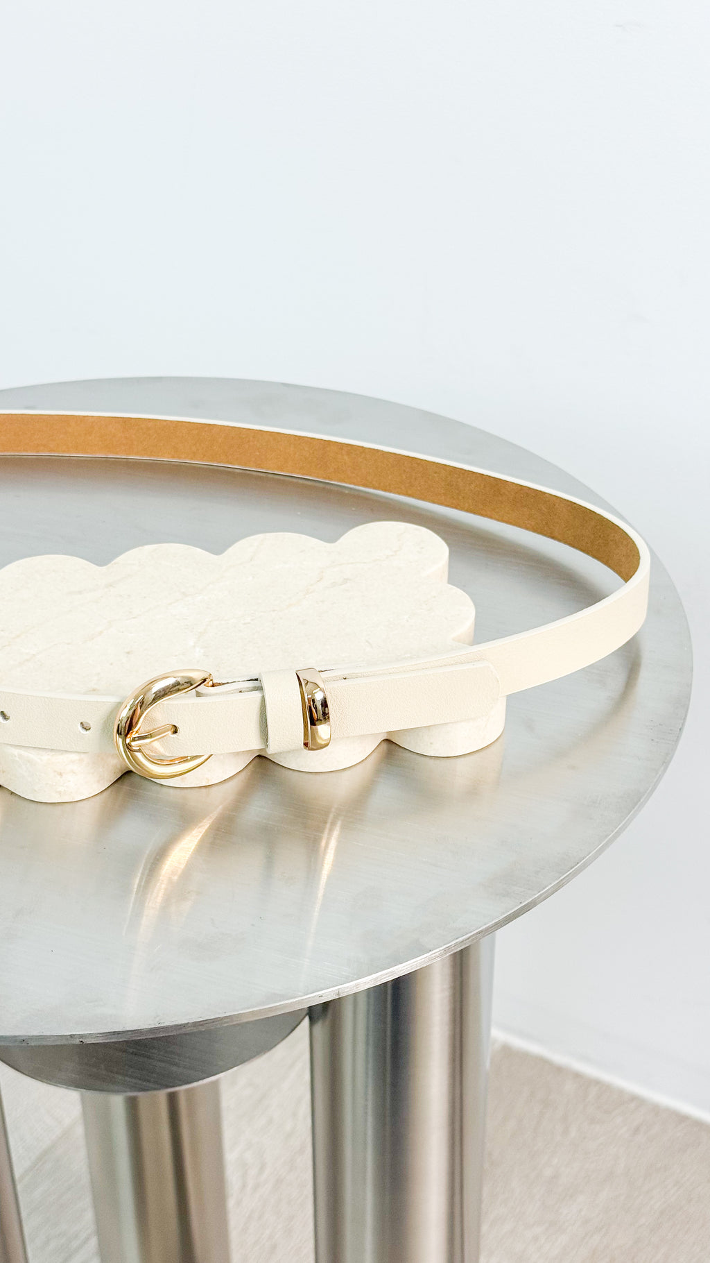 PALOMA THIN BELT - STONE
