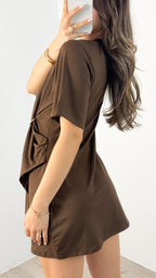 ZENDAYA DRESS - CHOCOLATE