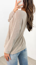 WHITNEY TOP - SILVER