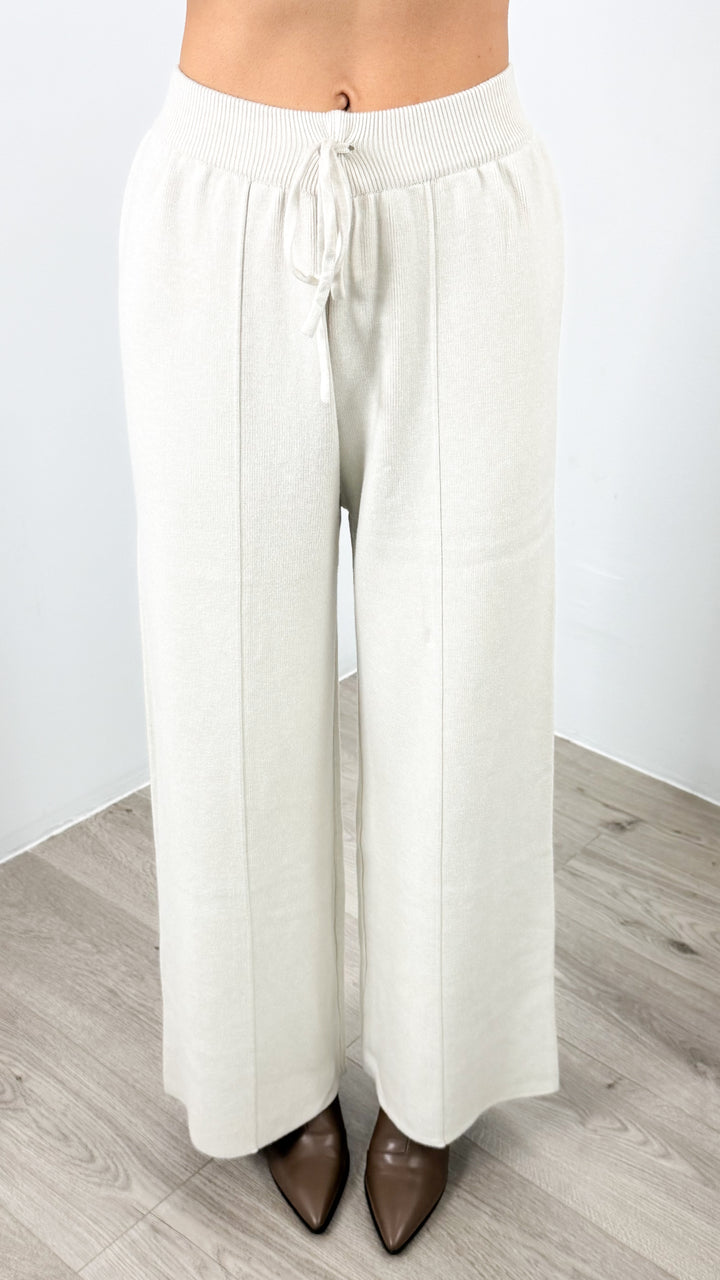 DELTA KNIT PANT - BONE