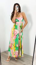 MIYAH MAXI DRESS - MULTI