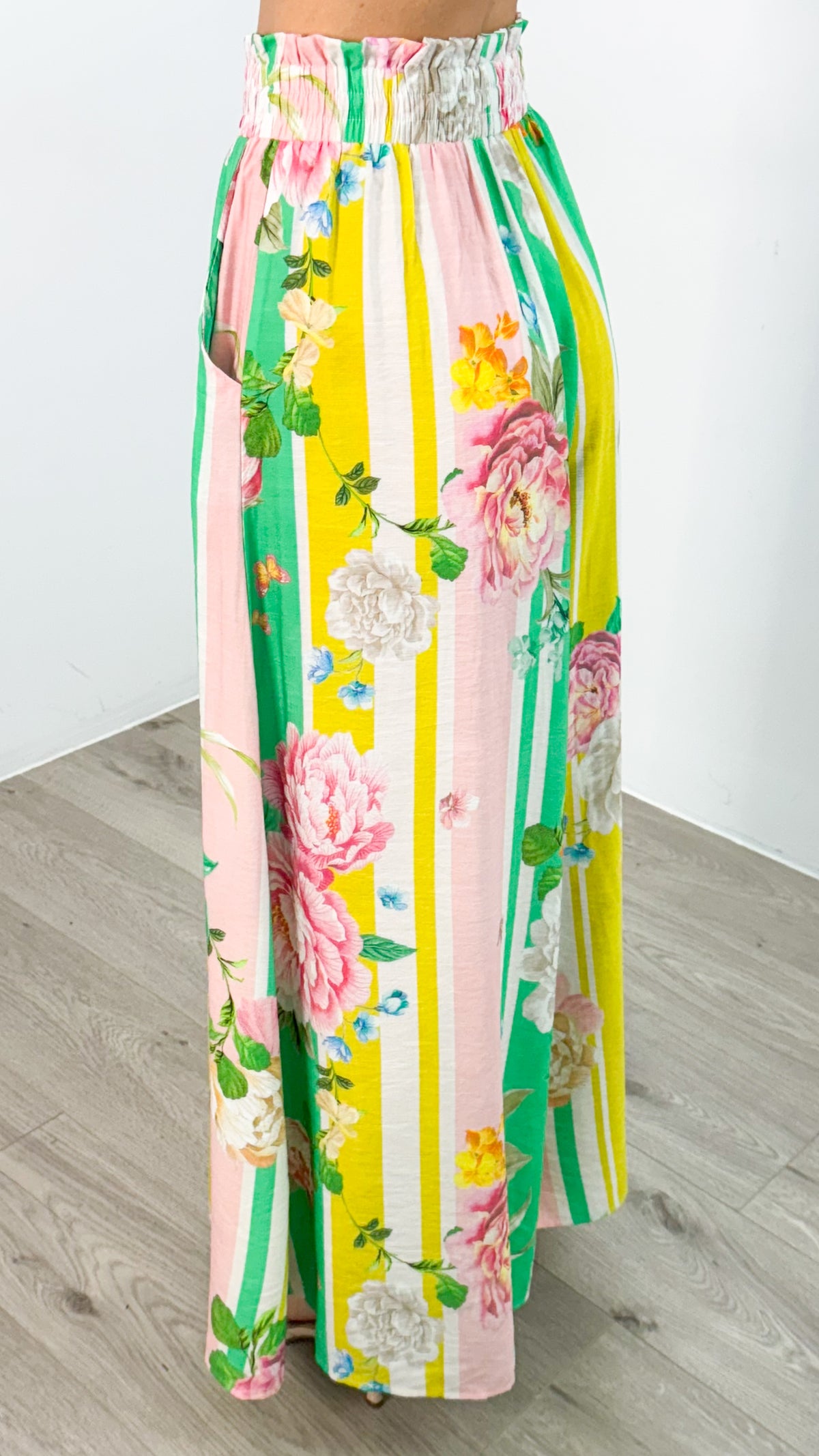 MIYAH WIDE LEG PANT - MULTI